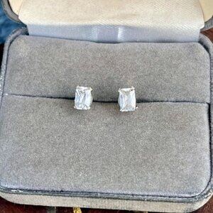 Rhinestone Tiny Stud Earrings Sparkly Minimalist Jewelry chic